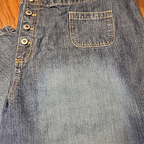 Carolina Blues by Carolina Colours Cropped Denim Button Fly Jeans Sz 28W - Picture 4 of 4